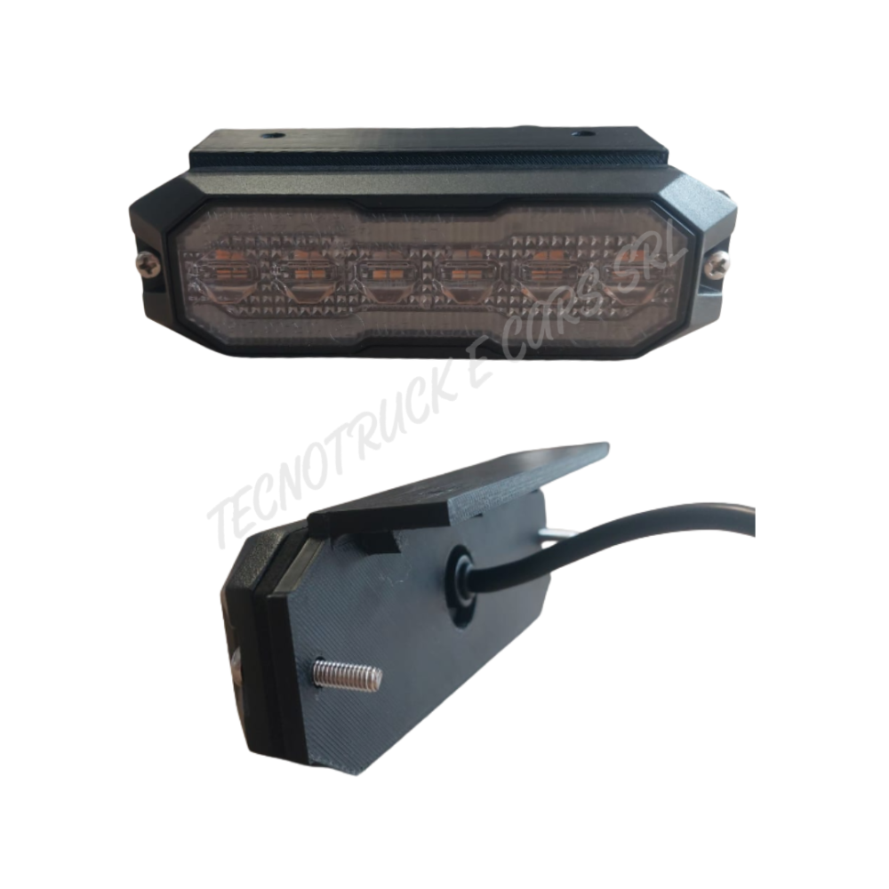 Staffa in plastica per fanale ingombro e L10,5cm x H 4cm per Ns. art FAN90000070-71-72-73