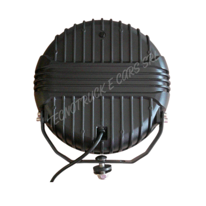 Fanale anteriore a led rotondo 10/30V con luce di posizione  bianca ed arancione ed abbagliante