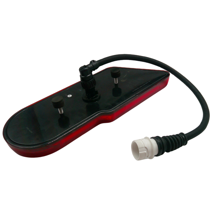 FANALE POSTERIORE UIVERSALE CON CABLAGGIO ADATTATORE ASPOCK LUNGO 25CM