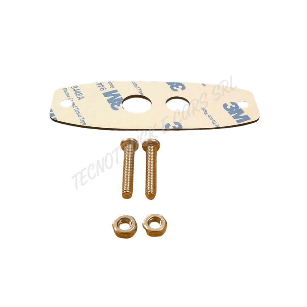 Faro lavoro strobo ovale a 3 led 12/24v  ambra con cavo